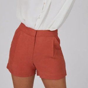 Aritzia Wilfred FABLE 3" LINEN SHORT in Moroccan Spice